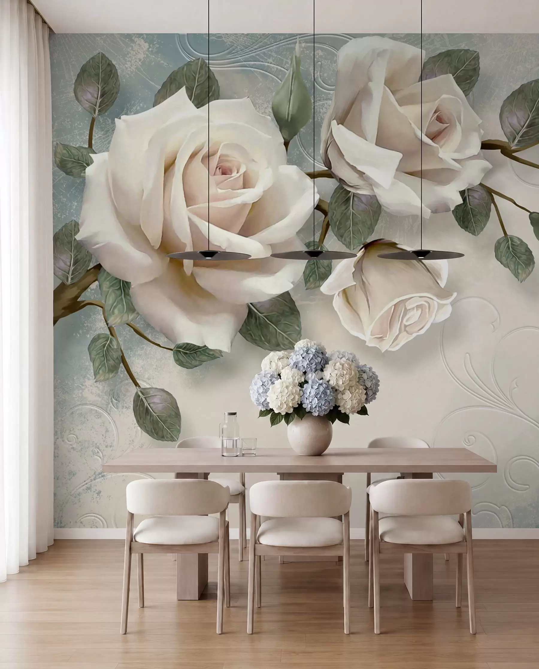 wall murals Крем руже u31353