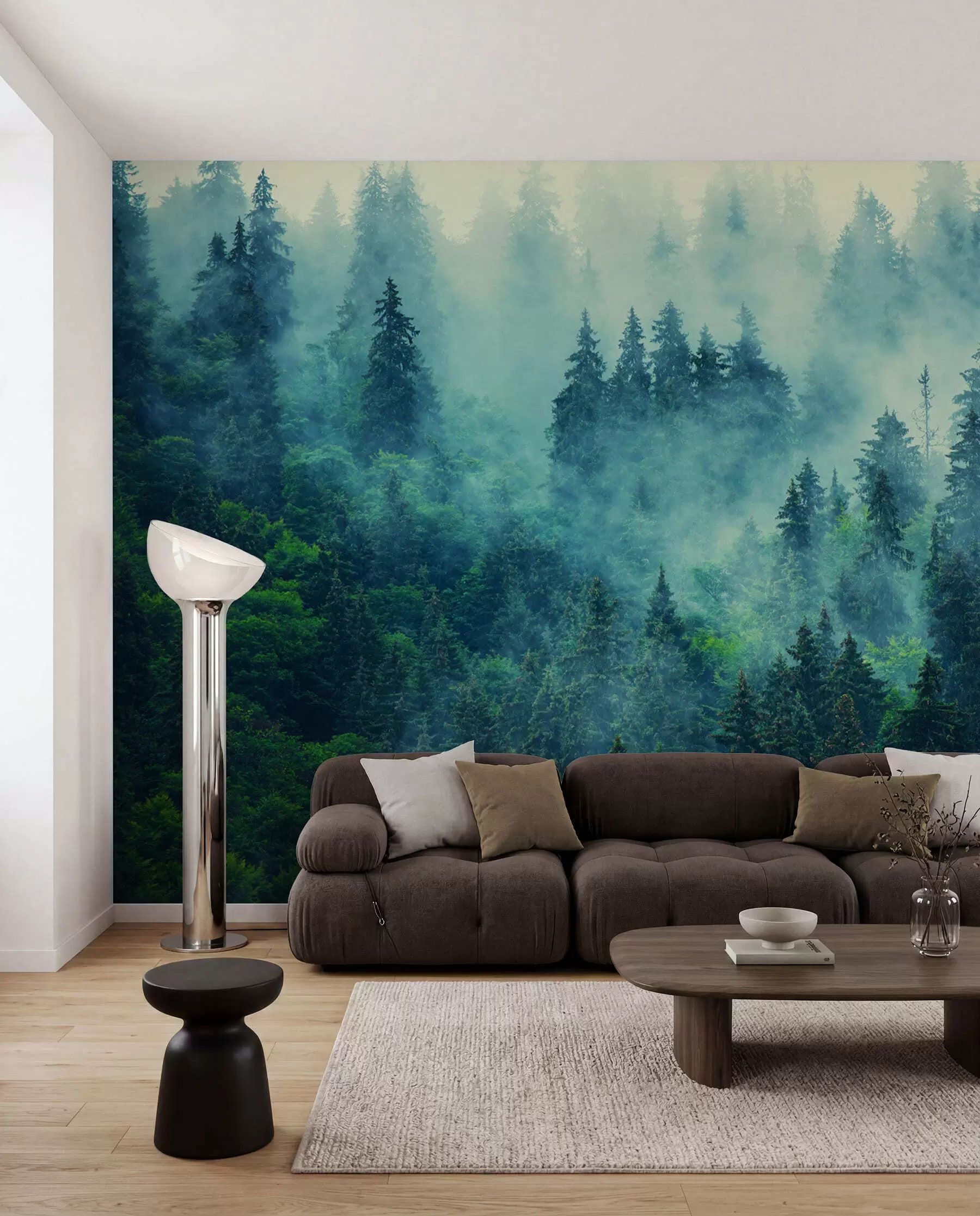 wall murals Магла шума ујутро u33150