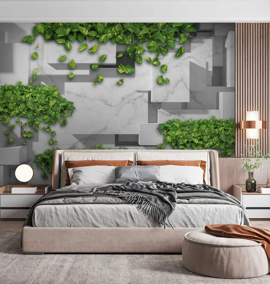 wall murals 3Д плоче и биљке u34395