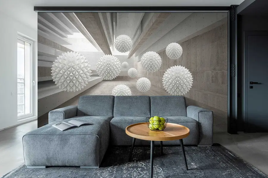 wall murals Сфере лебде у ваздуху u34969