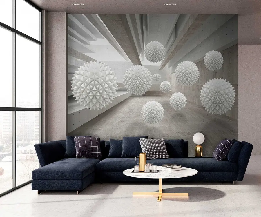 wall murals Сфере лебде у ваздуху u34969