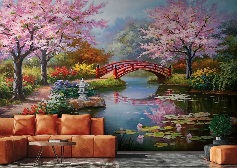 wall murals Јапански врт u35418