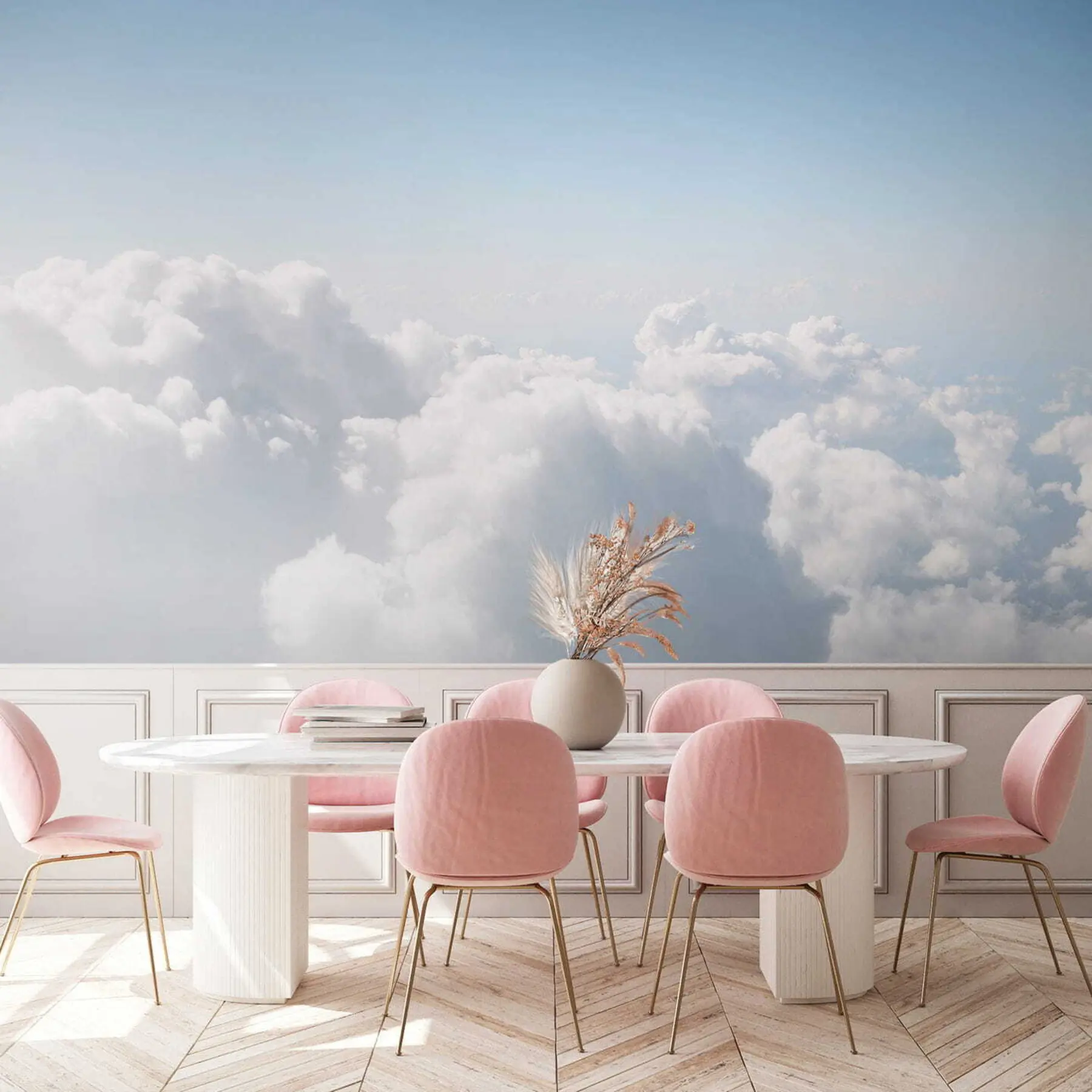 wall murals Лет у облацима u35954