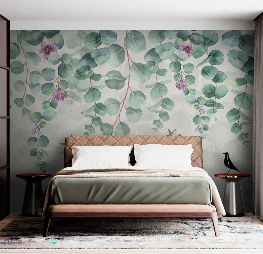 wall murals Висеће гране са цвећем u36206