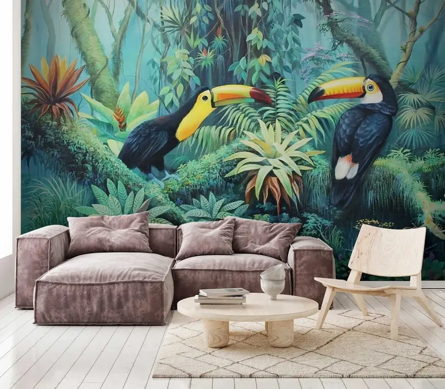 wall murals Туканс у џунгли u36358