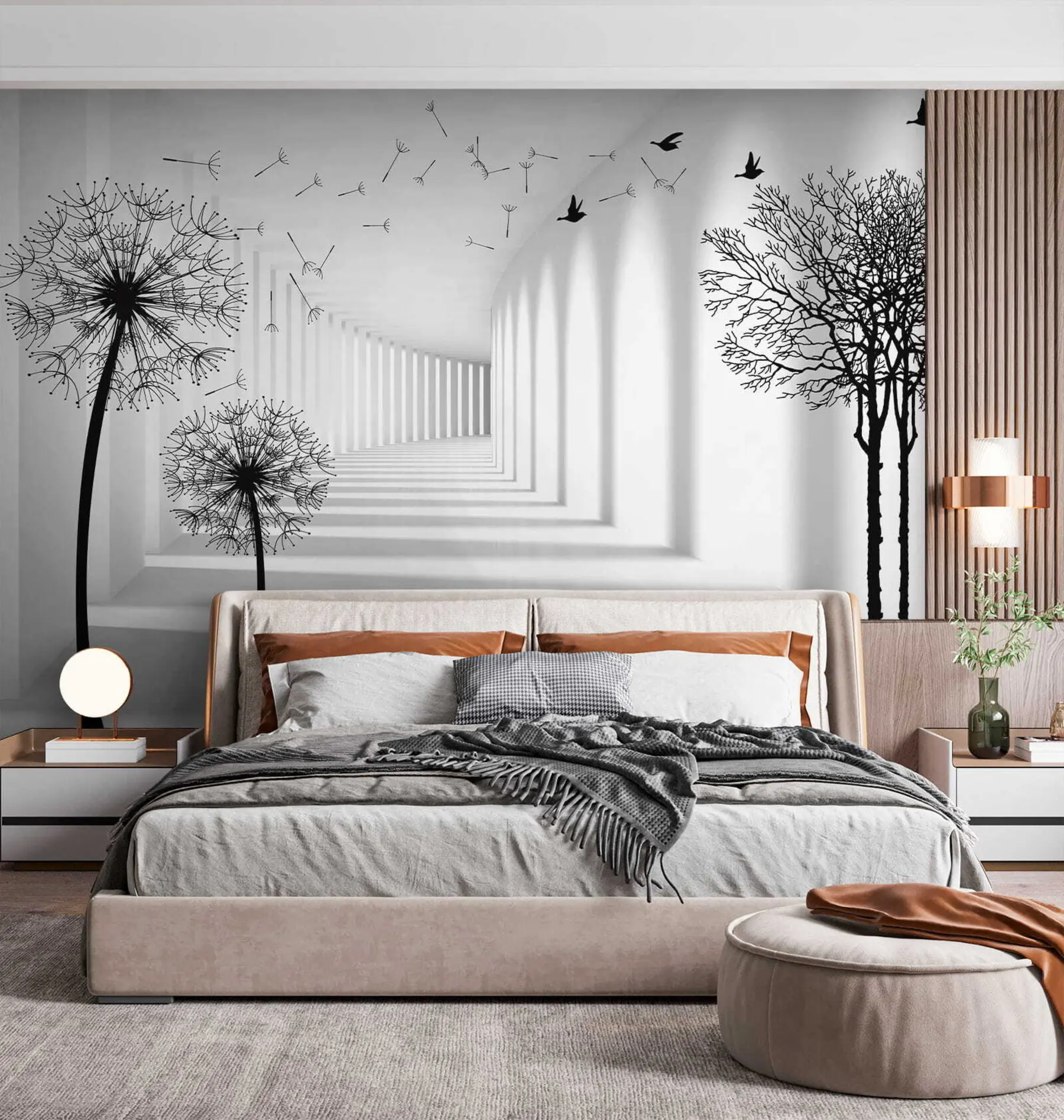 wall murals 3Д тунел и маслачак u37803
