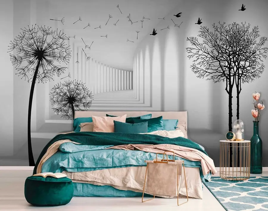wall murals 3Д тунел и маслачак u37803