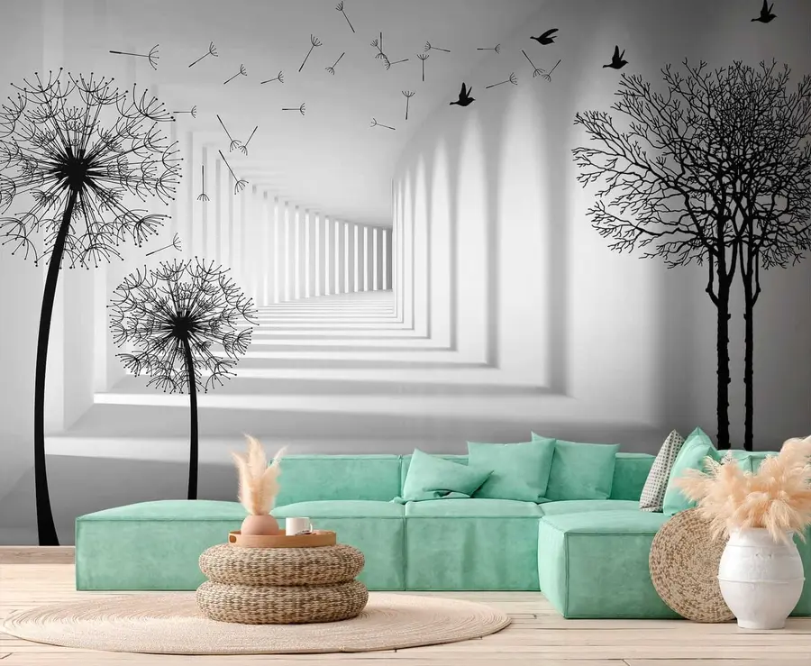 wall murals 3Д тунел и маслачак u37803
