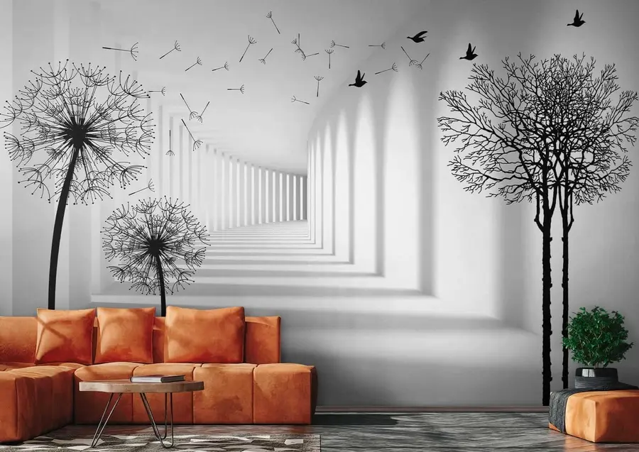 wall murals 3Д тунел и маслачак u37803
