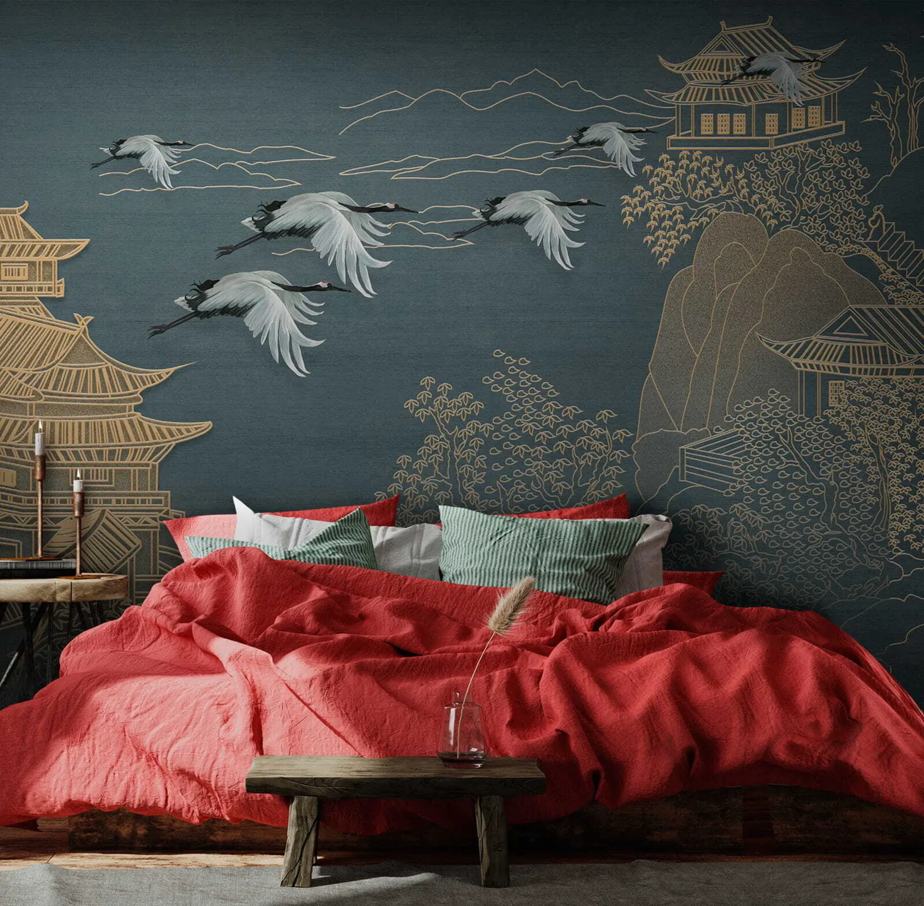 wall murals Цртеж јапанског стила u38720