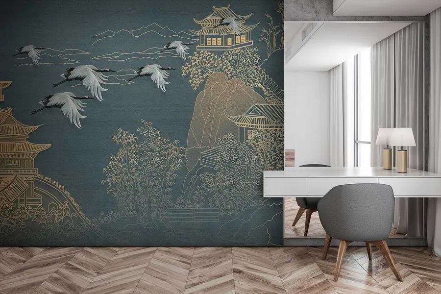 wall murals Цртеж јапанског стила u38720