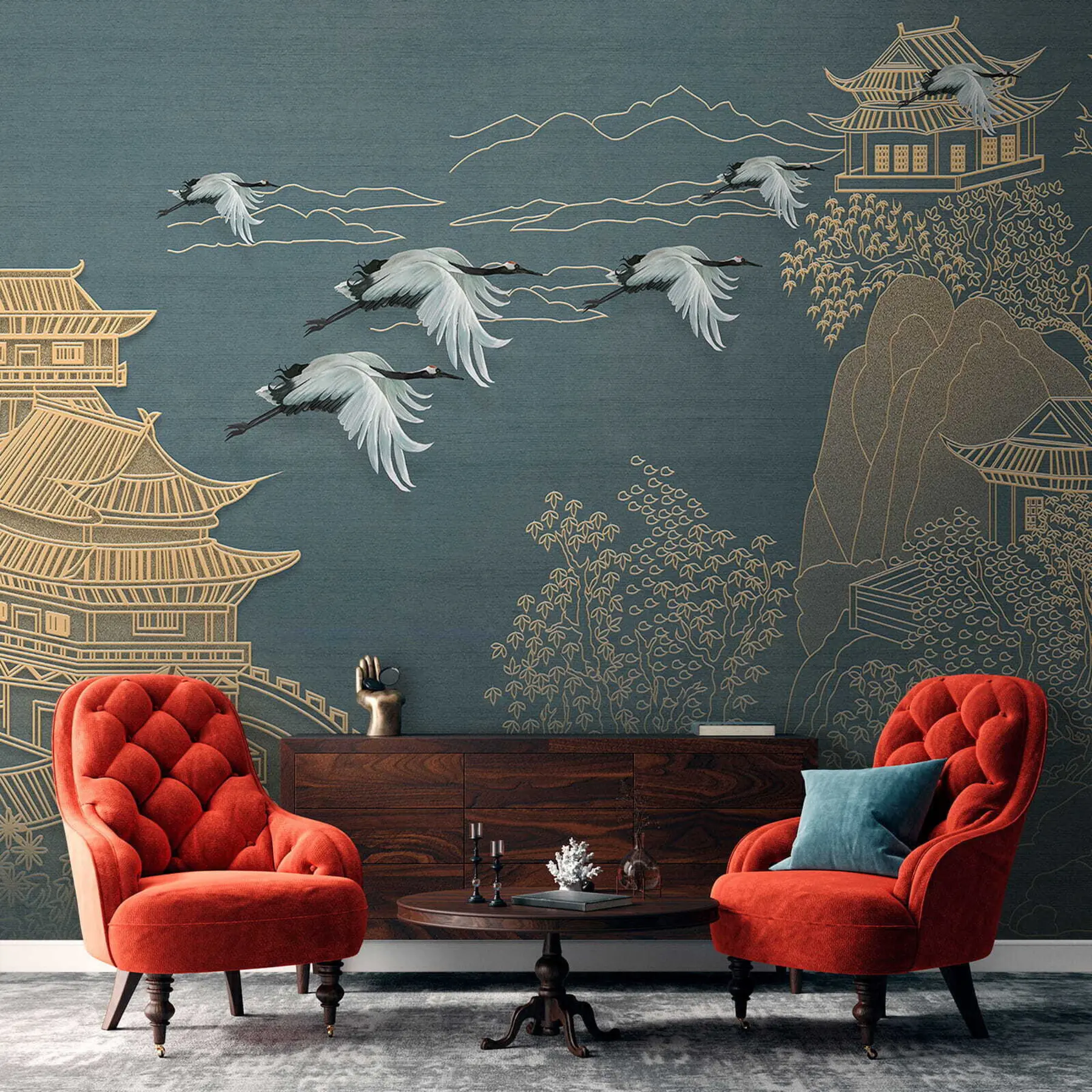 wall murals Цртеж јапанског стила u38720