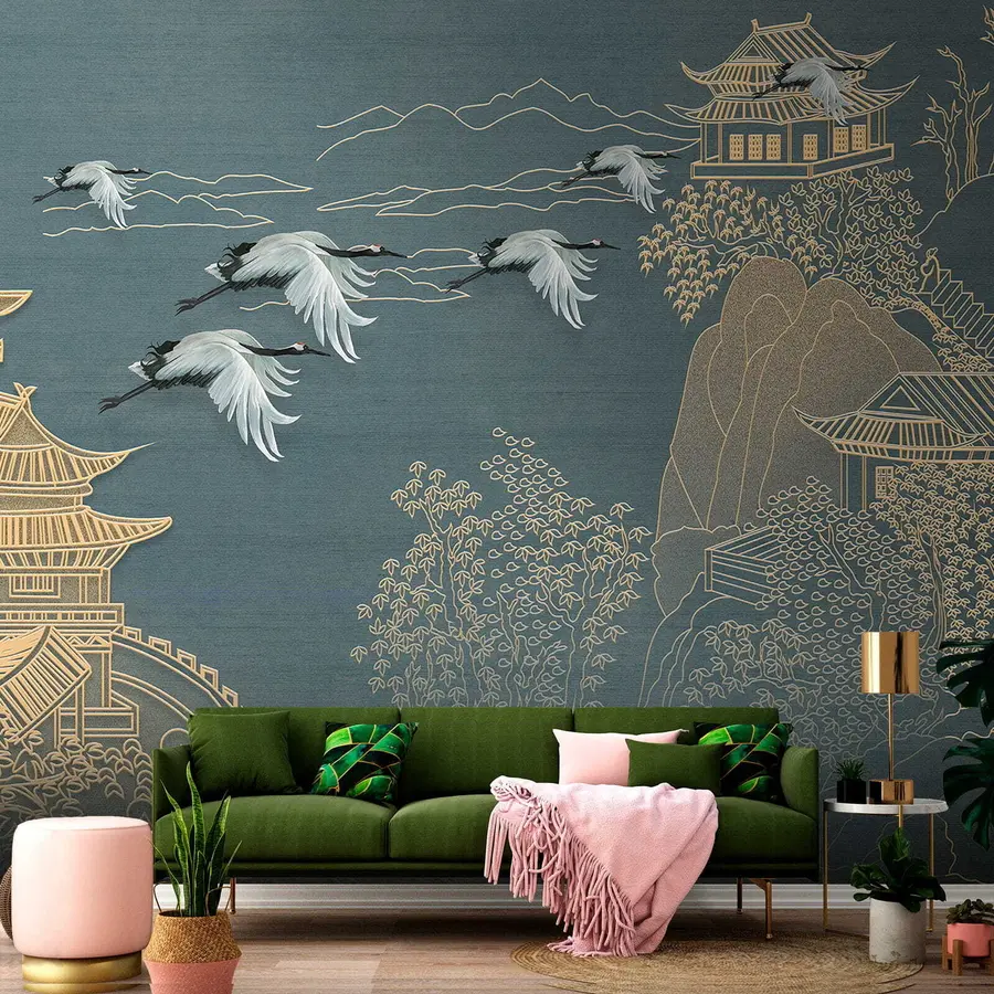 wall murals Цртеж јапанског стила u38720