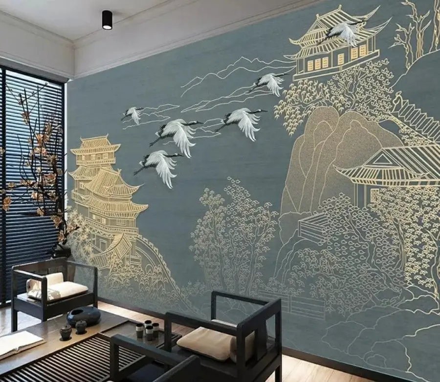 wall murals Цртеж јапанског стила u38720
