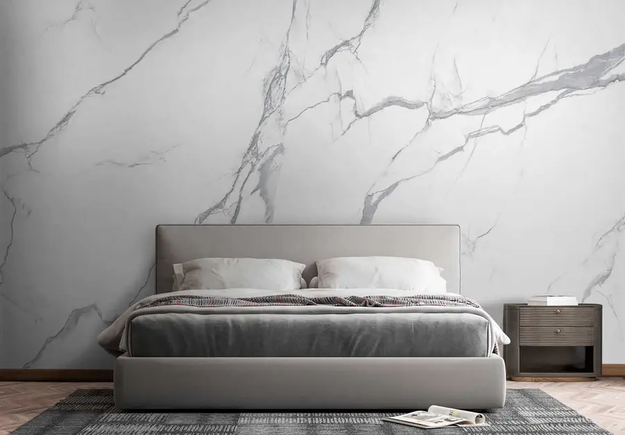 wall murals Бели мермер u42049