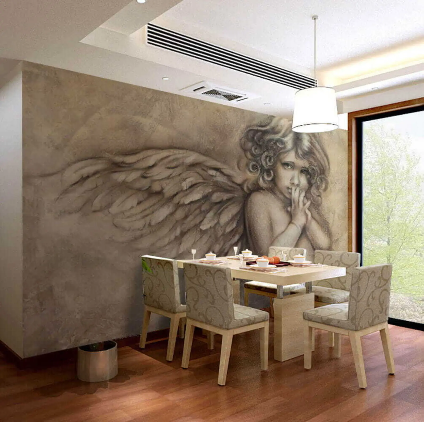 wall murals Замишљен керуб u42552
