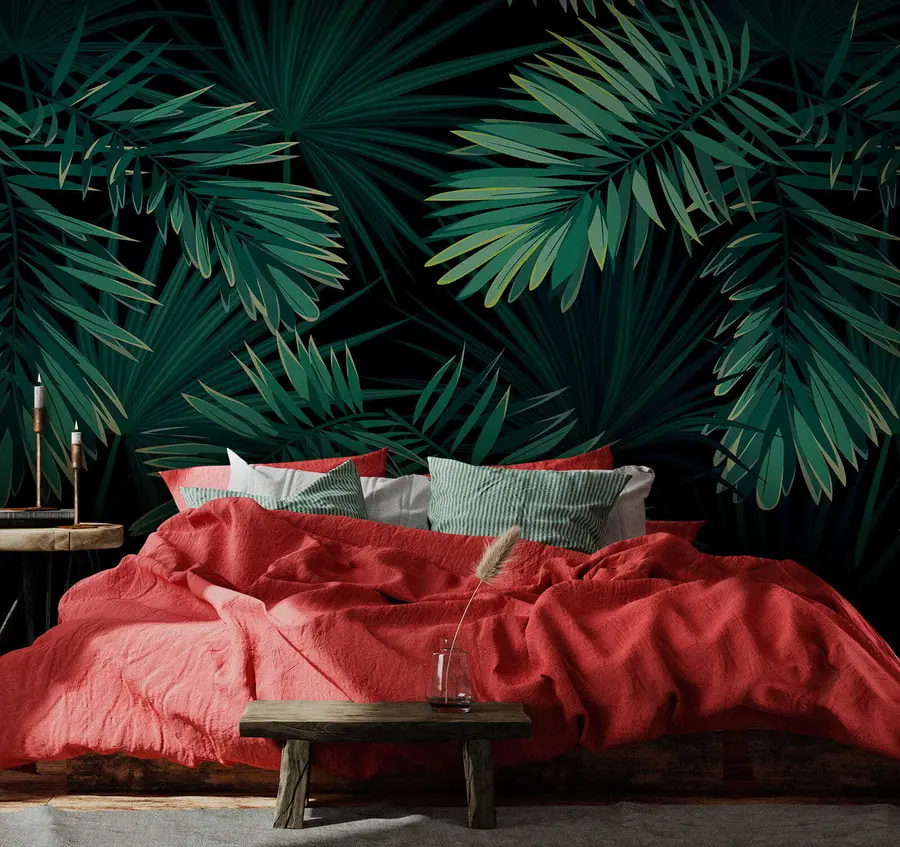wall murals Зелени палми u43269