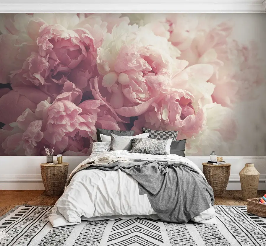 wall murals Цвет, латица и ружичаста u44746