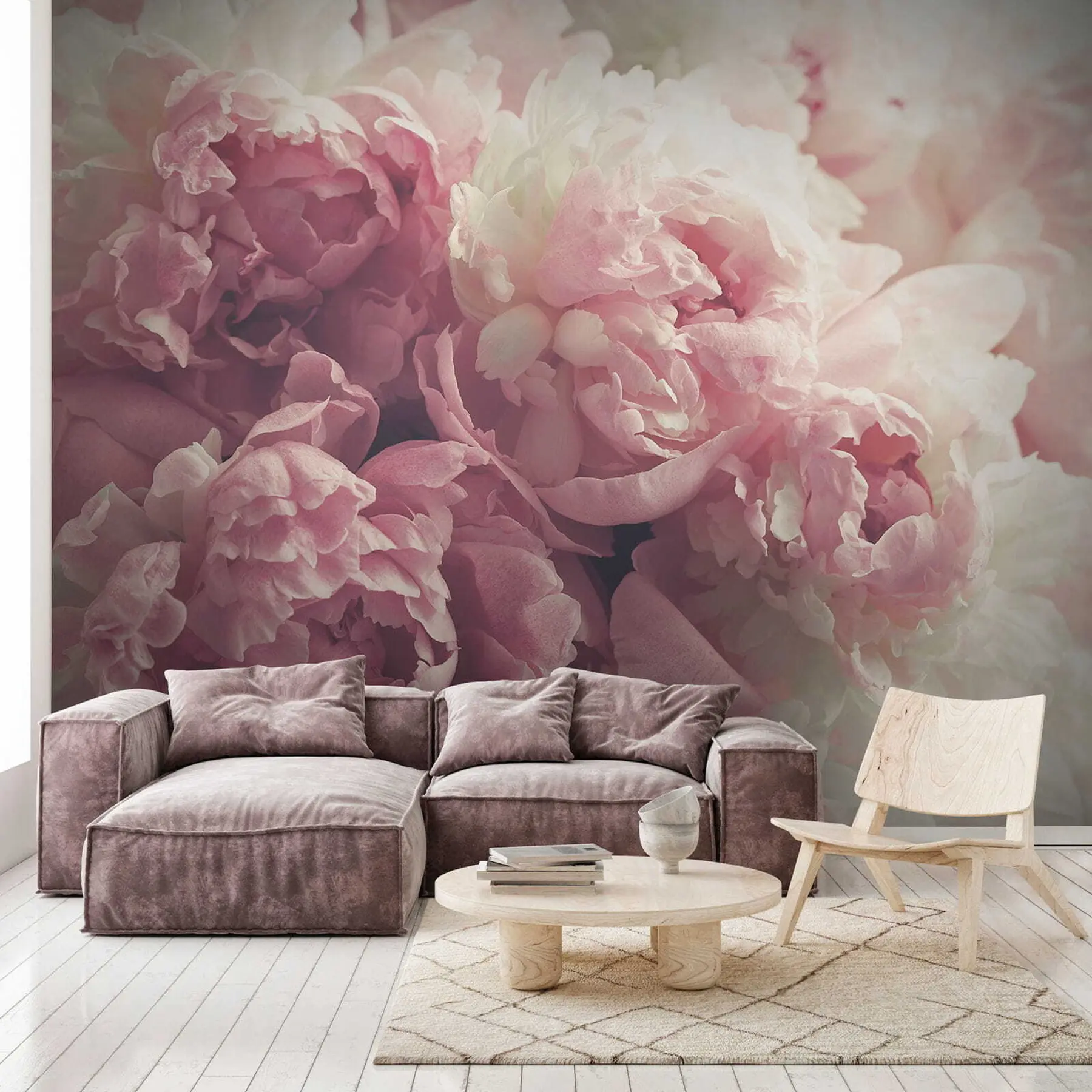 wall murals Цвет, латица и ружичаста u44746
