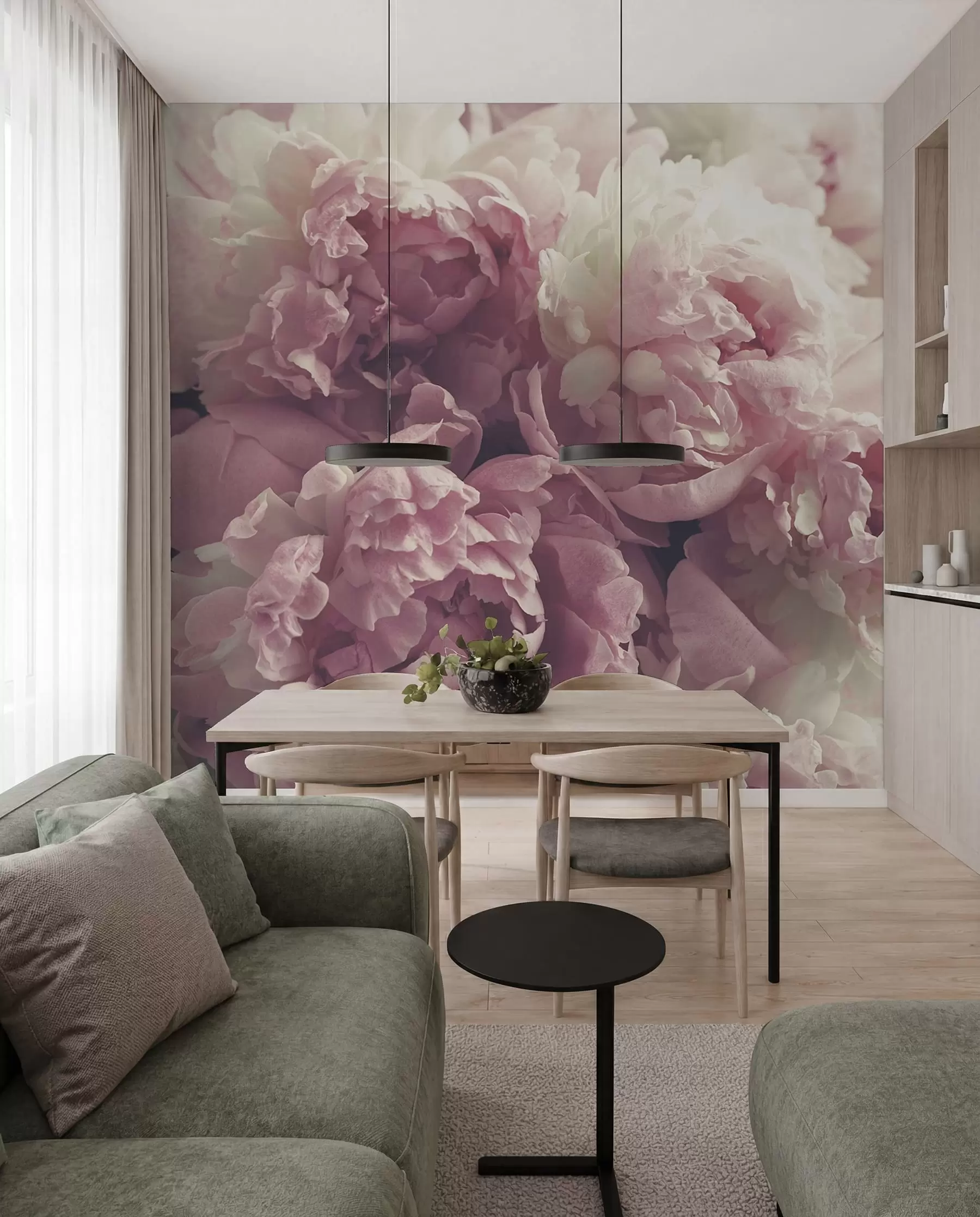 wall murals Цвет, латица и ружичаста u44746