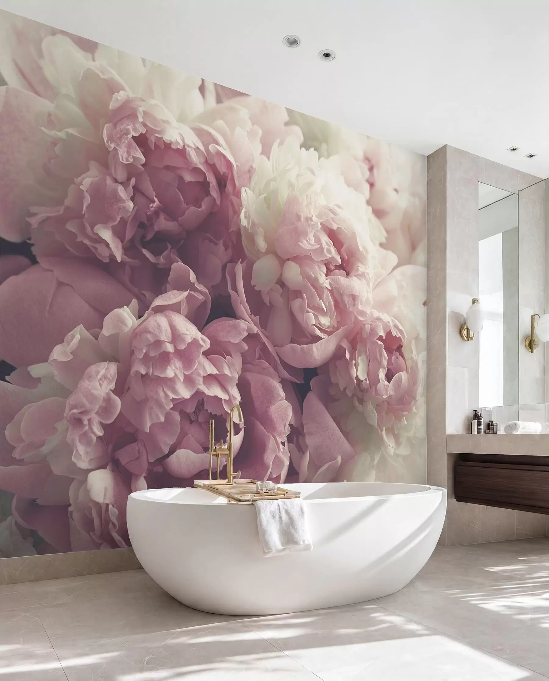 wall murals Цвет, латица и ружичаста u44746