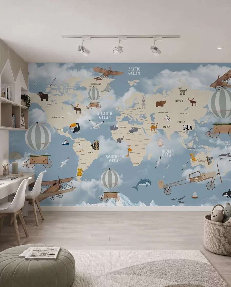 wall murals Malo putovanje svetom u48123