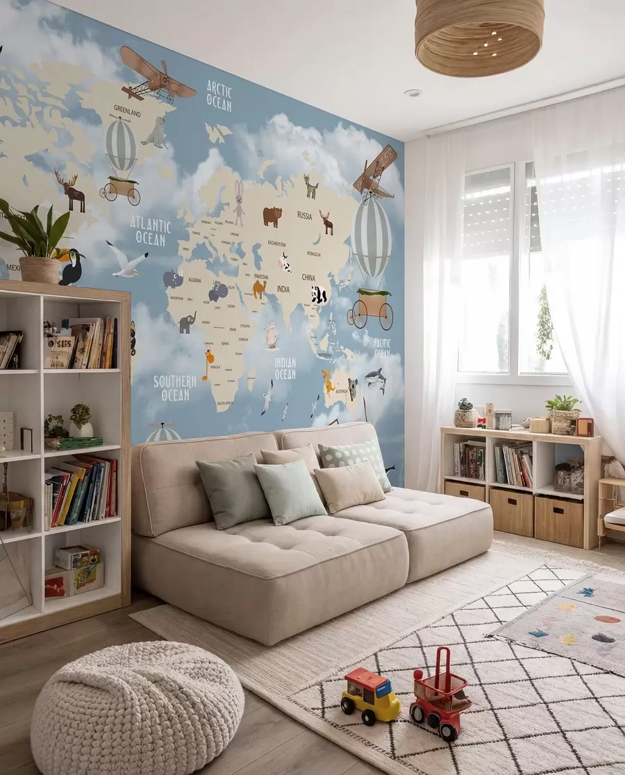 wall murals Malo putovanje svetom u48123