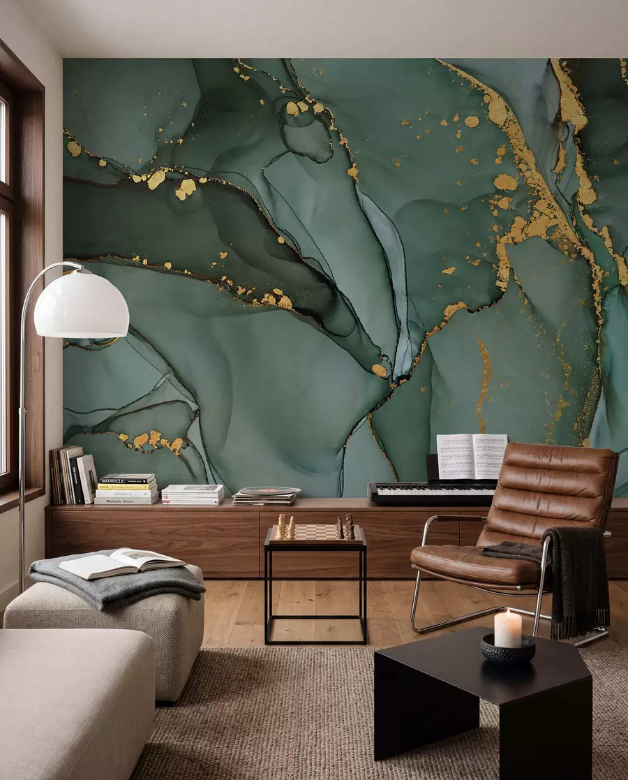 wall murals Зелени мермер u50235