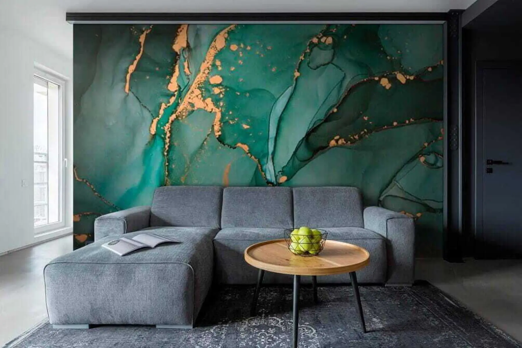 wall murals Зелени мермер u50235