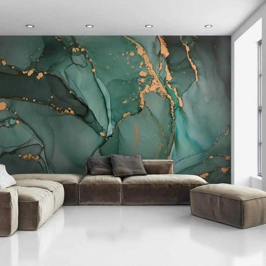 wall murals Зелени мермер u50235