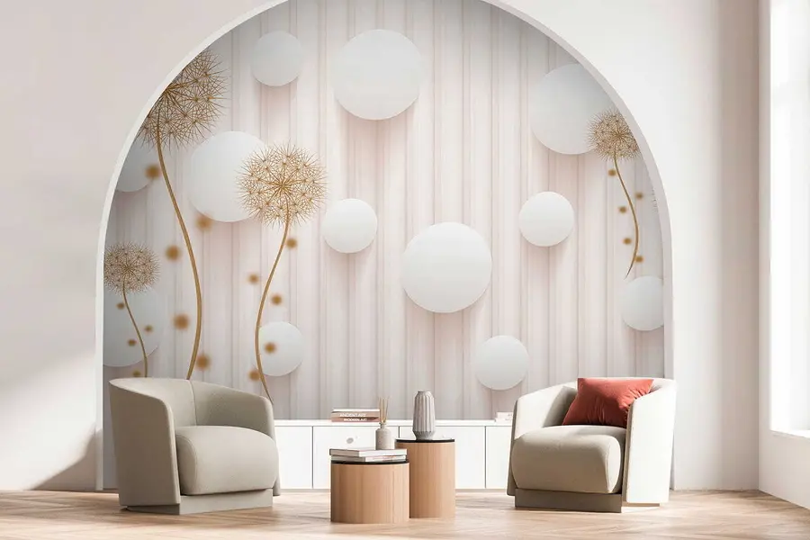 wall murals Куглице и маслачке u52503