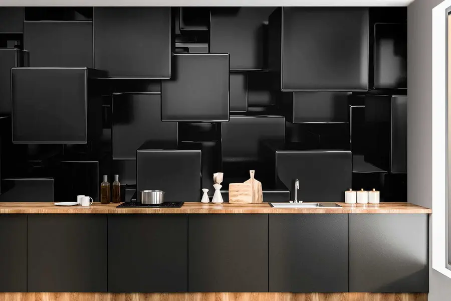 wall murals Анодизиране коцке титанијума u53412