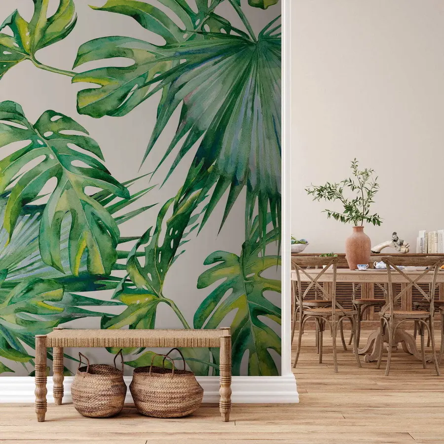 wall murals Сочно лишће палме u53522