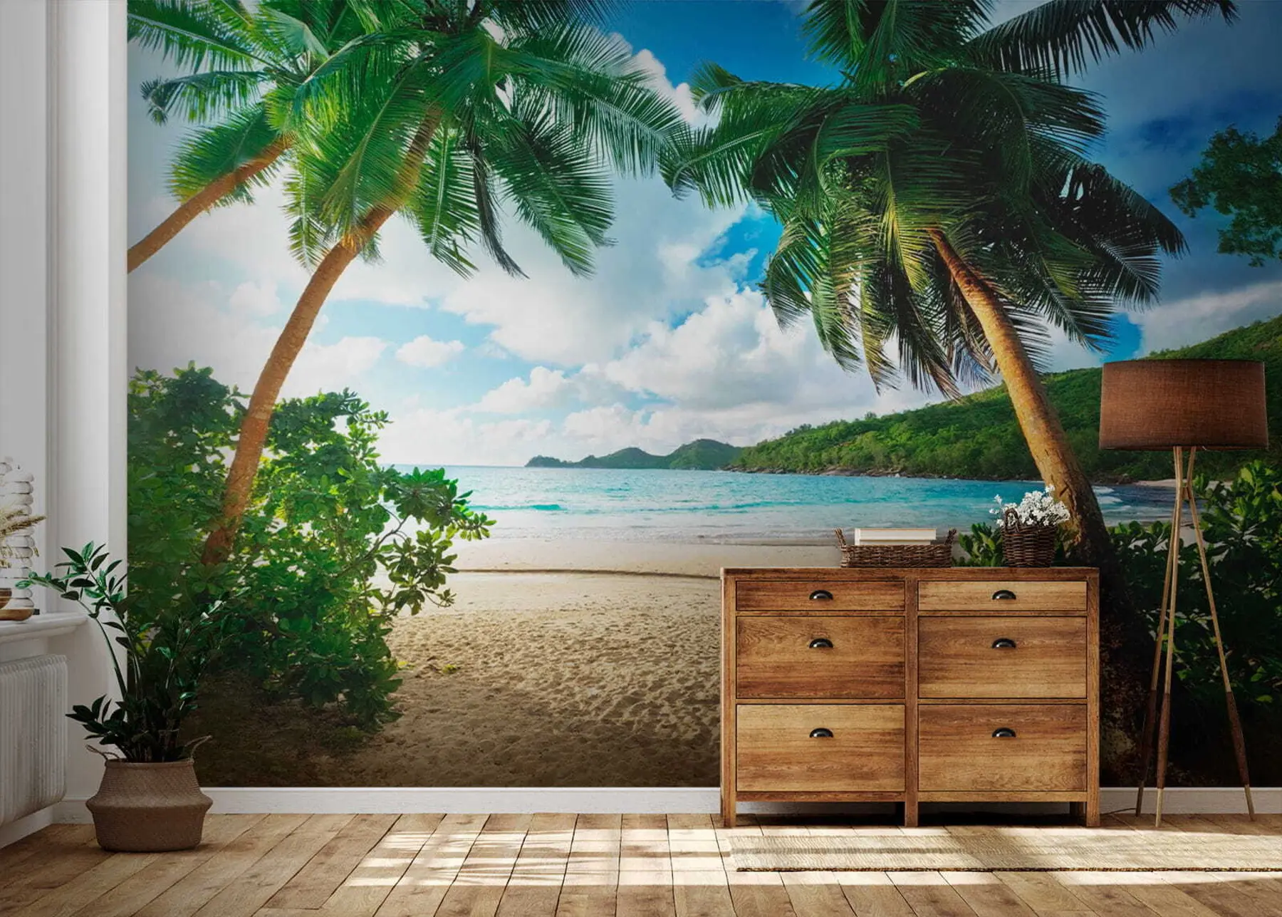 wall murals Облак, небо и биљка u53753