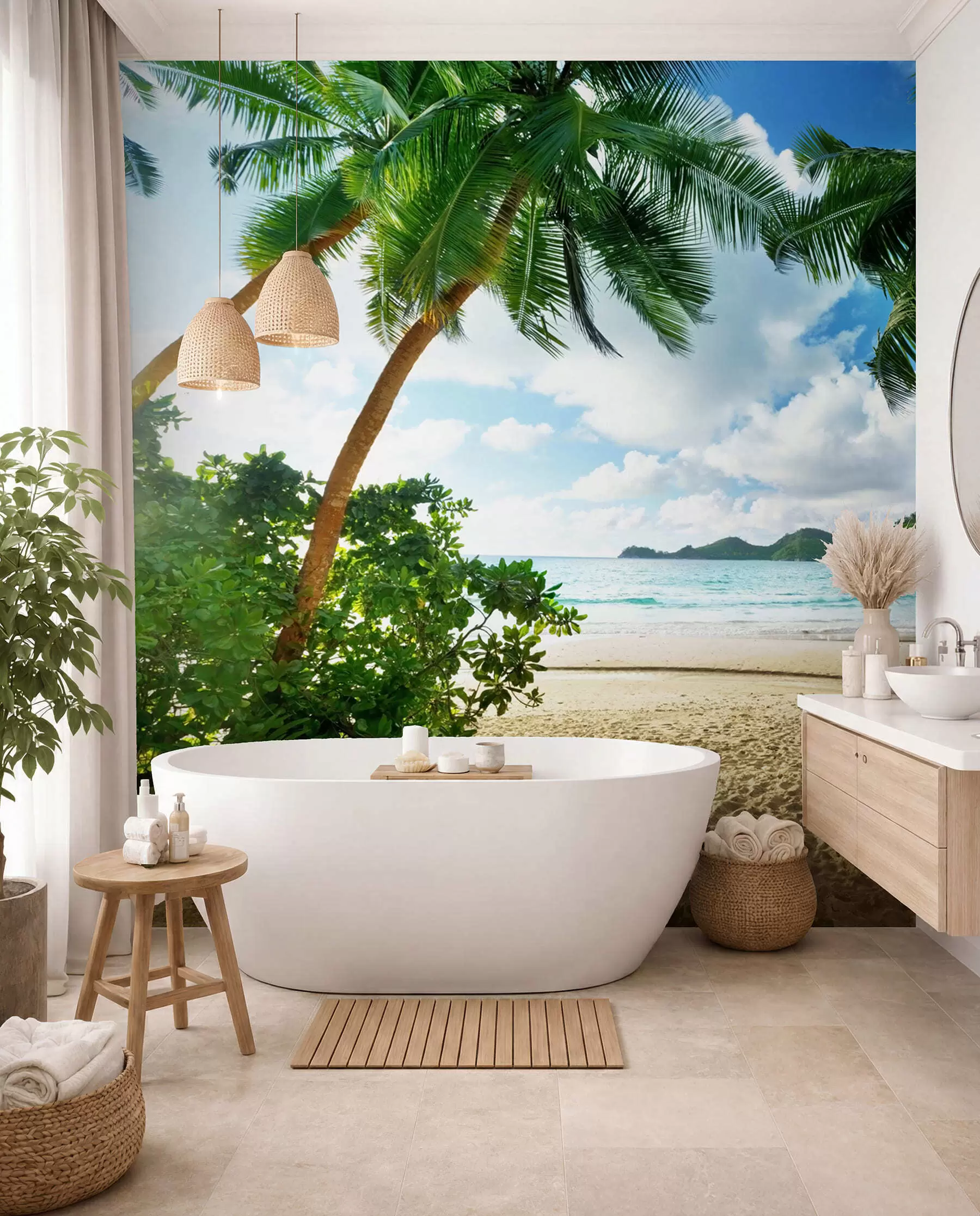wall murals Облак, небо и биљка u53753