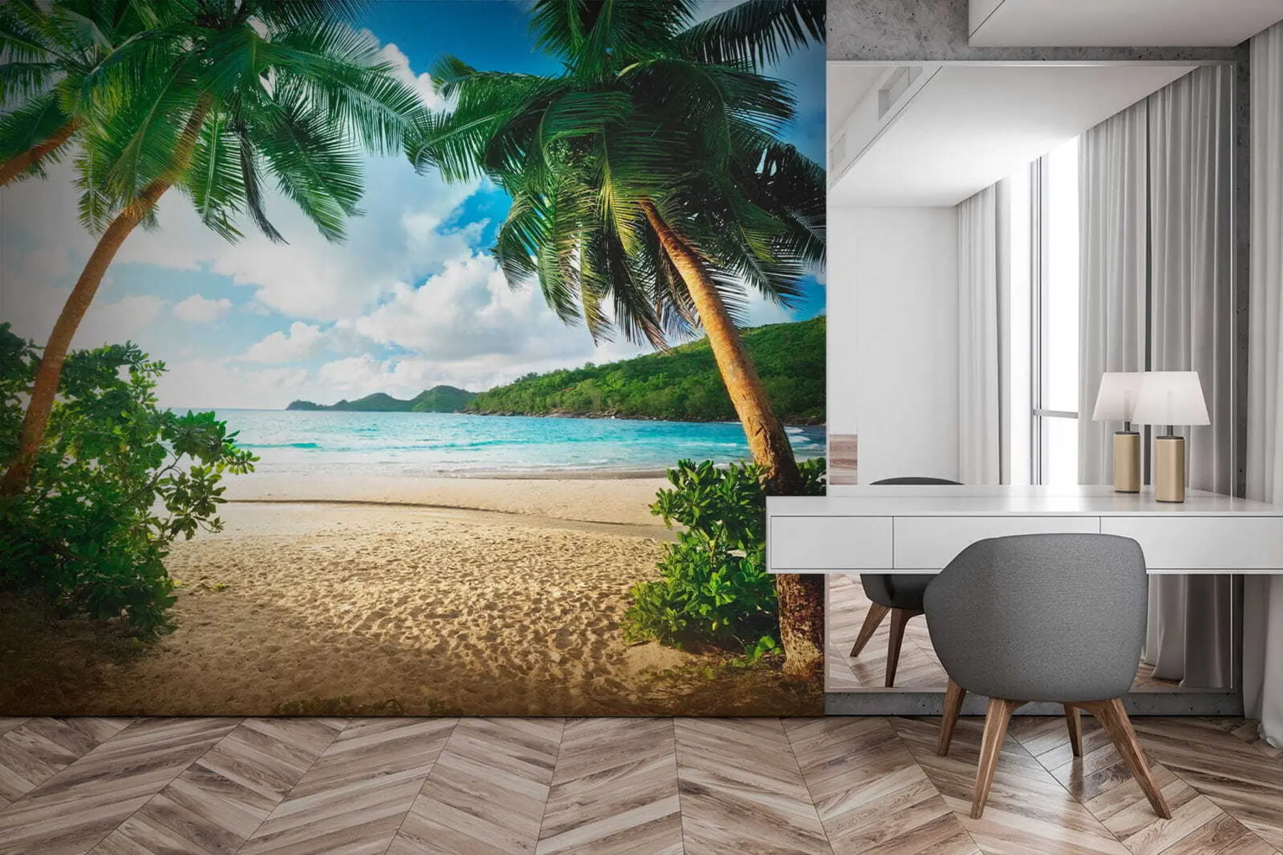 wall murals Облак, небо и биљка u53753