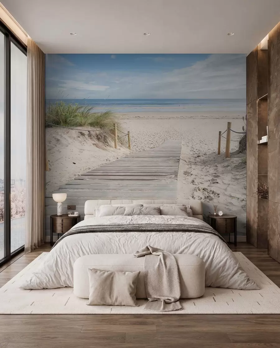 wall murals Пут до пешчане плаже u54357