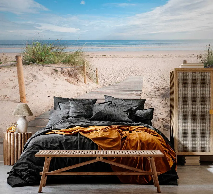 wall murals Пут до пешчане плаже u54357