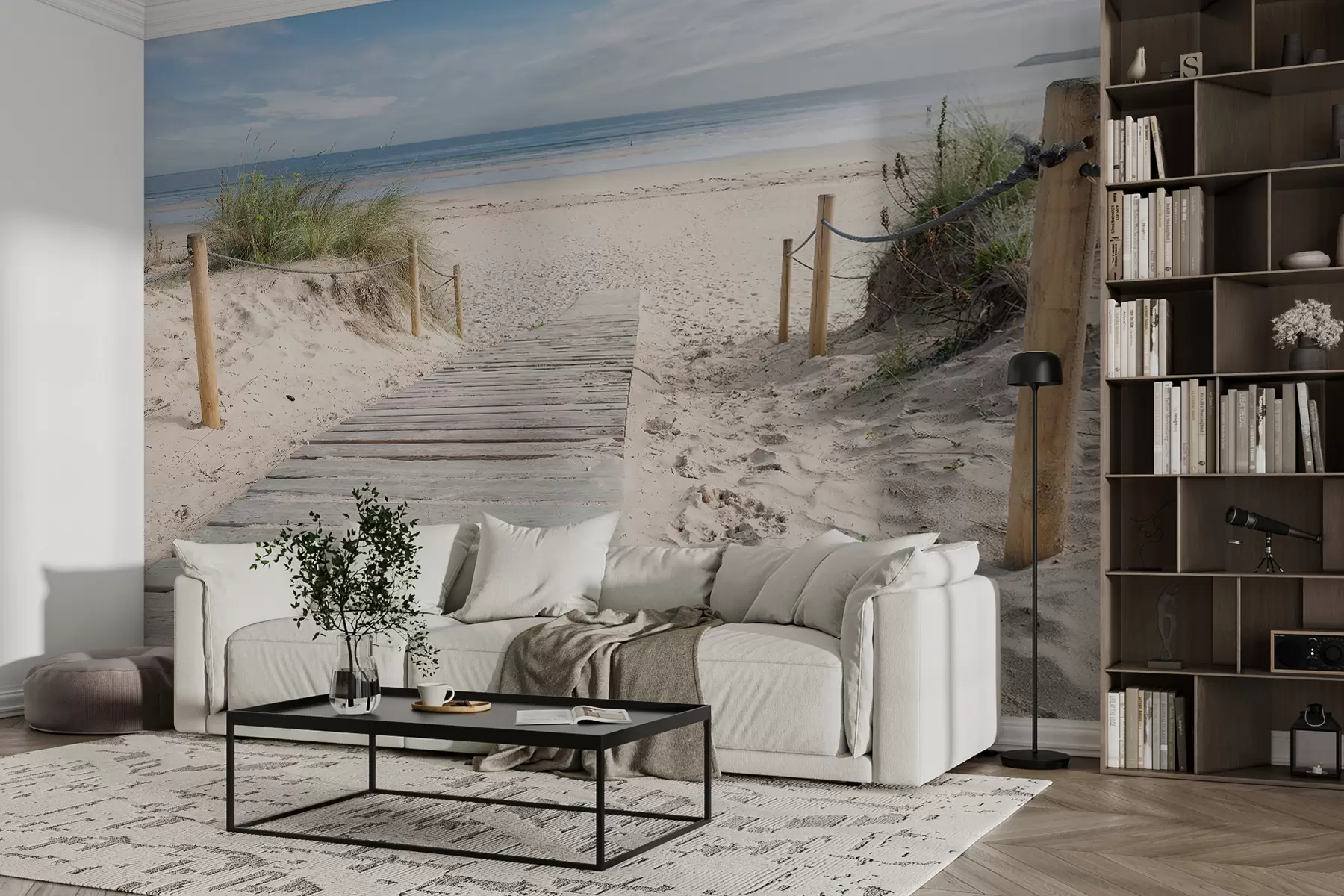wall murals Пут до пешчане плаже u54357