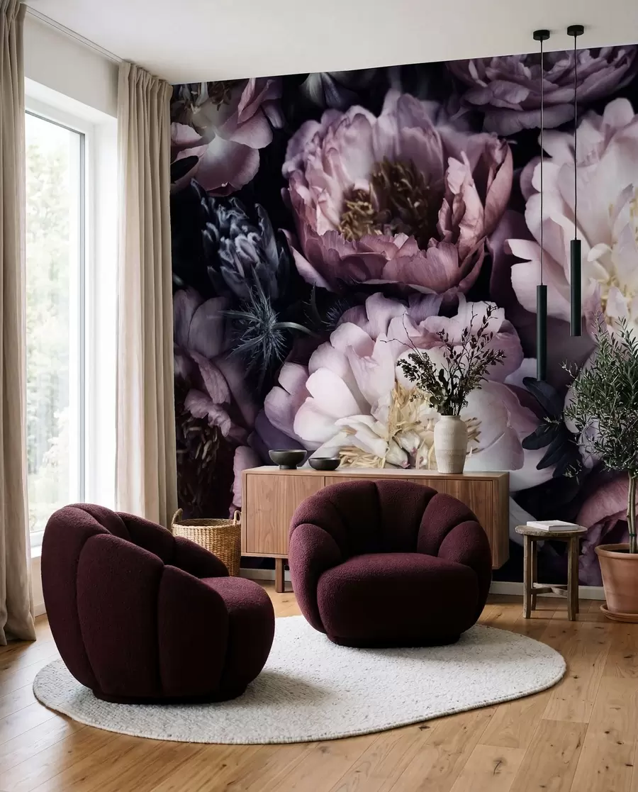 wall murals Пеониес u55074