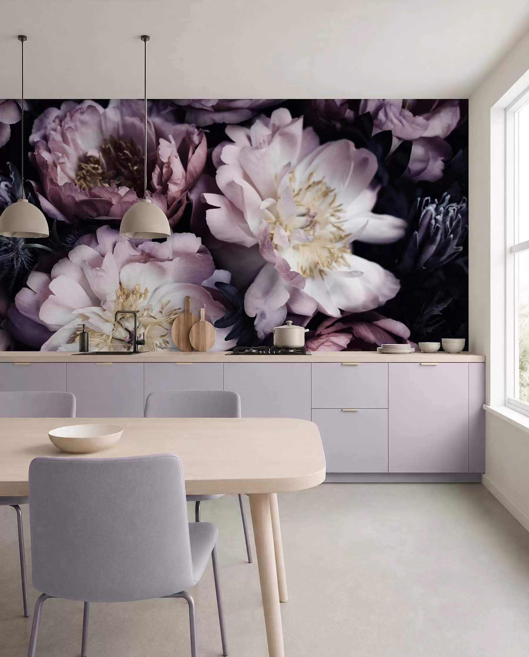 wall murals Пеониес u55074