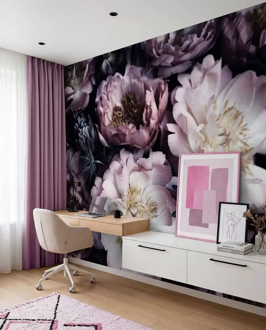 wall murals Пеониес u55074