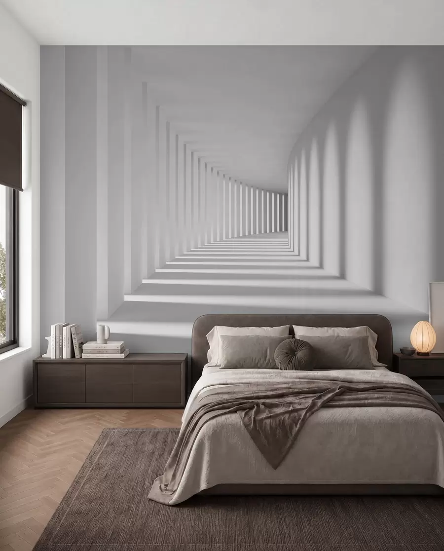 wall murals Сива, уметност и паралелно u55301