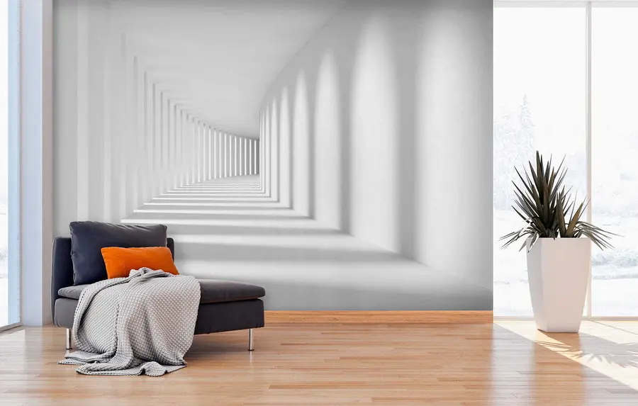 wall murals Сива, уметност и паралелно u55301
