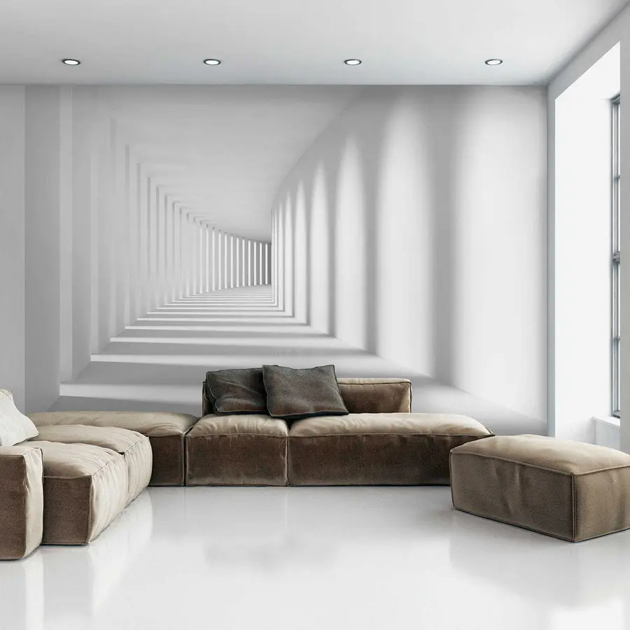 wall murals Сива, уметност и паралелно u55301