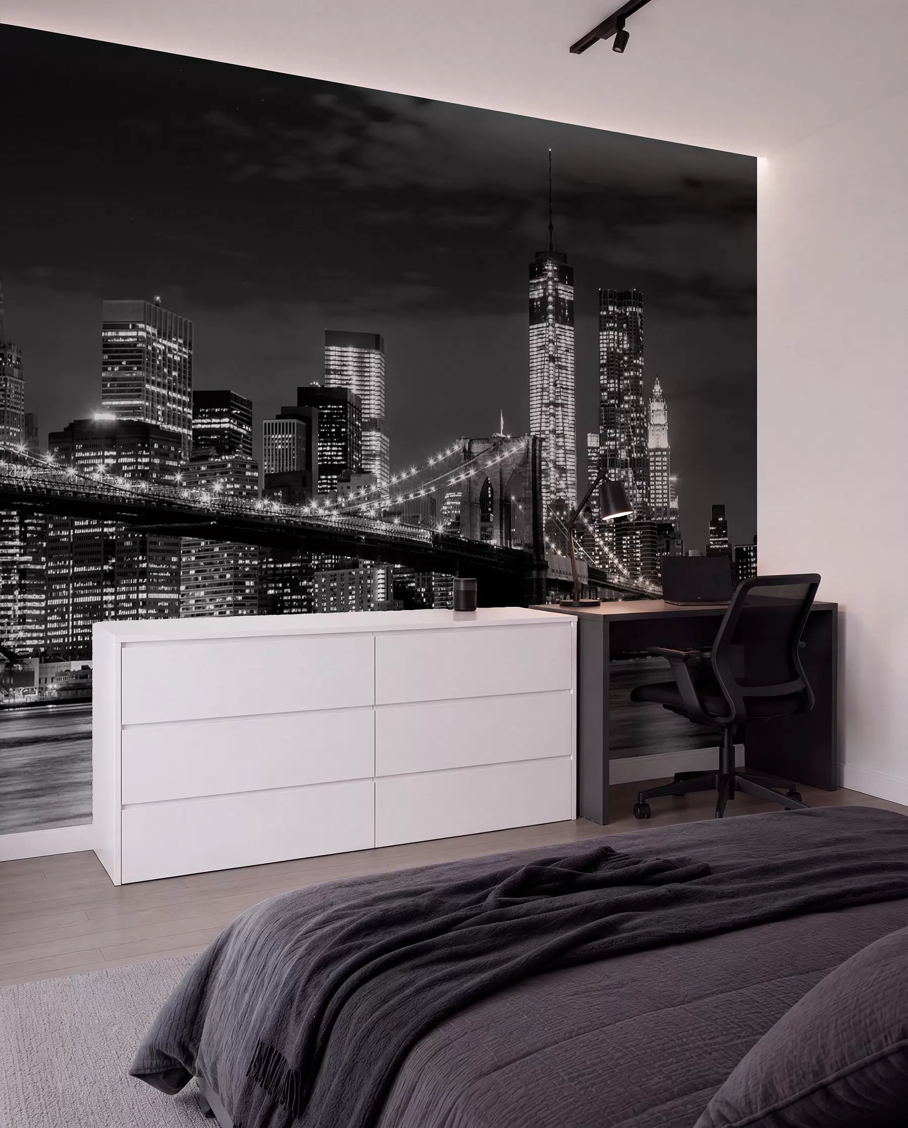 wall murals Вода, небодер и зграда u56428