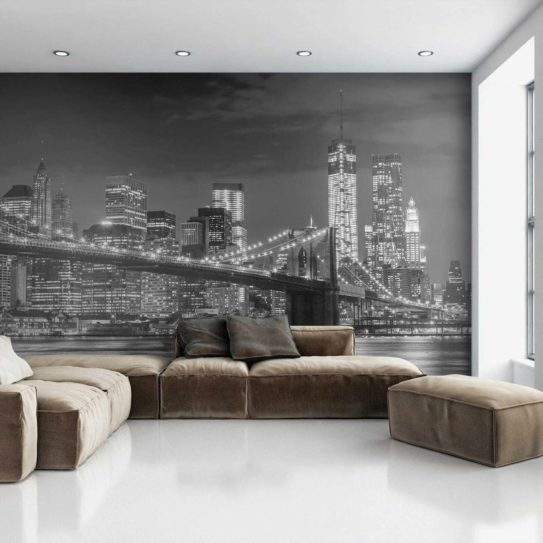 wall murals Вода, небодер и зграда u56428