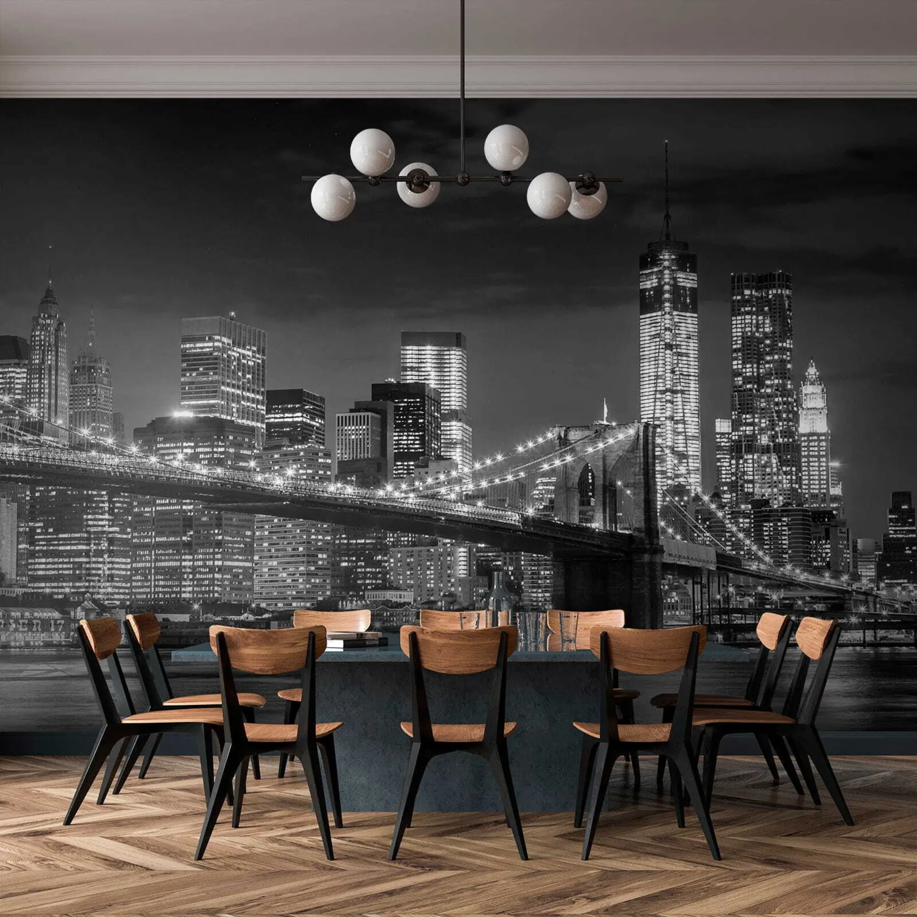 wall murals Вода, небодер и зграда u56428