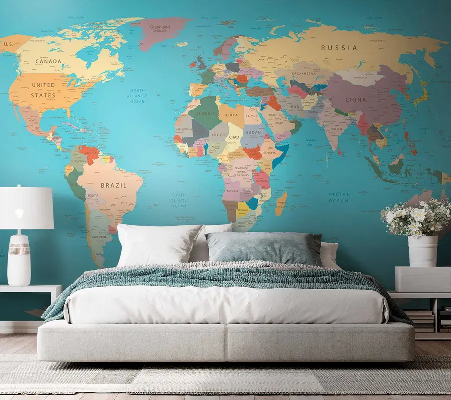 wall murals Мапа свјета u57440