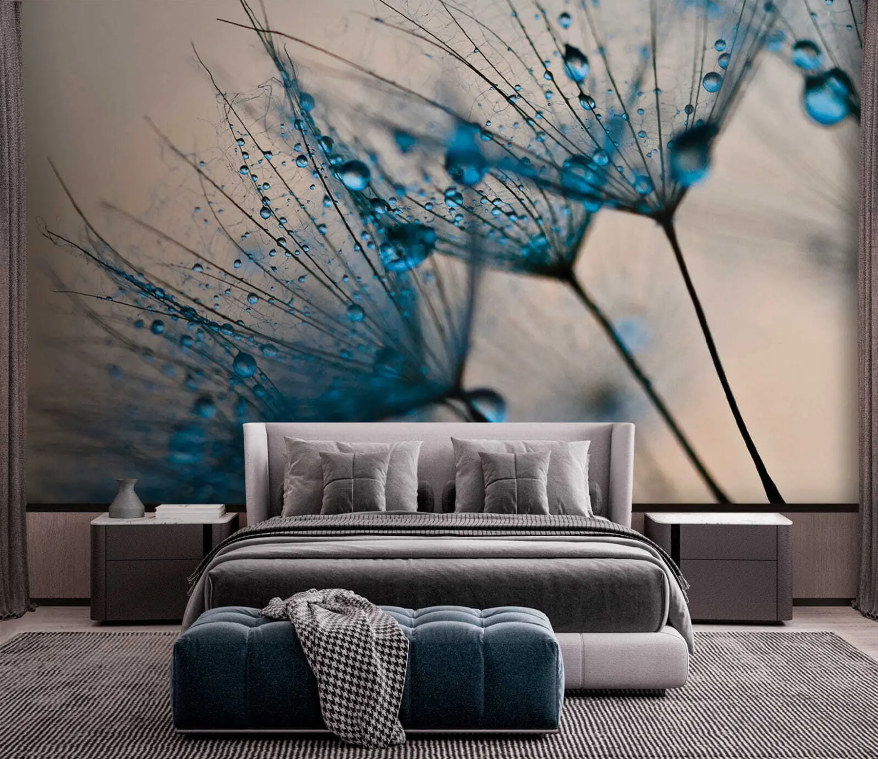 wall murals Маслачак са капи воде u57557